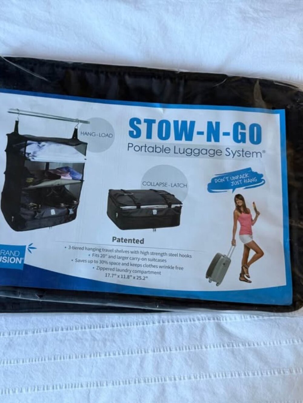 🆕 BNWT Hanging Travel Organizer Stow N Go